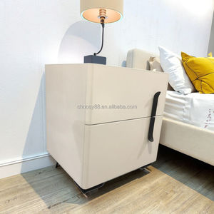 Custom Modern Luxury Square <strong>Nightstand</strong> <strong>Mirrored</strong> Drawer Stainless Steel Wood Frame Bed Side Table for Bedroom Living Room for - Product Image 6