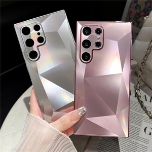 เคสโทรศัพท์ลายเพชร 3 มิติ หรูหรา ป้องกันแรงกระแทก สัมผัสนุ่ม สำหรับ Samsung Galaxy S25 S22 S23 S24 Ultra S23FE A14 A24 - Product Image 1