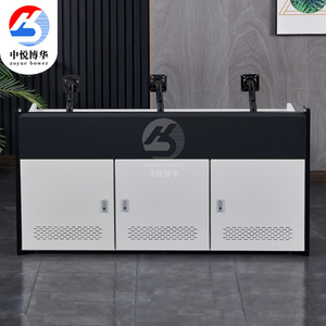 Set di Consolle Estensibili in Ferro di Alta Qualità e Design Moderno <span class=keywords><strong>per</strong></span> Ufficio - Product Image 5