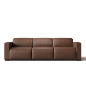 페얼리 고급 모듈형 가죽 소파 가구 모던 디자인 호텔용 휴식 수동 전동 리클라이너 - Product Image 4