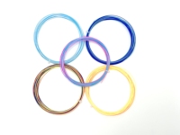 Corde de raquette de Badminton bleue et rose de vente chaude Corde de Badminton résiliente