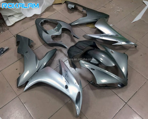 Kit completo de carenados plateados para Yamaha YZF1000 <span class=keywords><strong>R1</strong></span> 2004 2005 <span class=keywords><strong>2006</strong></span>, carenados YZFR1 04 05 06 YZF-<span class=keywords><strong>R1</strong></span>, <span class=keywords><strong>carenado</strong></span> deportivo de repuesto - Product Image 1
