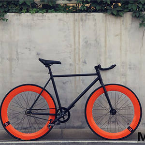 Vélo de route à pignon fixe pour enfants, vélo de piste à vitesse unique, pour filles et garçons, couleur vert et bleu - Product Image 4