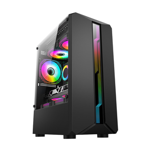 Boîtier d'ordinateur compact Mini <span class=keywords><strong>ATX</strong></span>, support GPU 290 mm, 7 emplacements PCI, châssis de bureau - Product Image 1