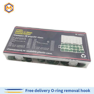 Kit de joints toriques CRW taille standard 270 pièces, kit de réparation automobile, 18 tailles, assortiment de joints de boîte de climatisation, matériau NBR 70 Shore - Product Image 3