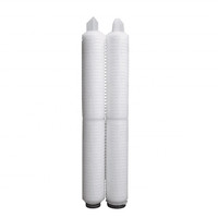1 Mikron 10 Zoll PP Plissierter Filterkartusche Absolute Filtration Polypropylen Wasserfilterkartuschen