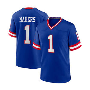 2025 nuevas camisetas de fútbol americano cortas transpirables cosidas en la parte superior 1 Malik Nabers 5 Kayvon Thibodeaux 56 Lawrence <span class=keywords><strong>Taylor</strong></span> New <span class=keywords><strong>York</strong></span> - Product Image 3