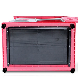 Casa di cane di plastica con porta, cane al coperto case, case di cane a buon mercato - Product Image 5