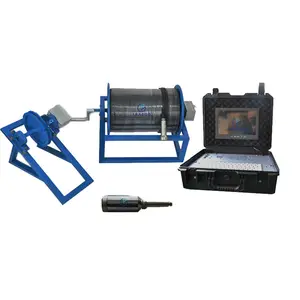 Keyboard Control Electric Winch Borehole Camera with 73mm Dual Probe
