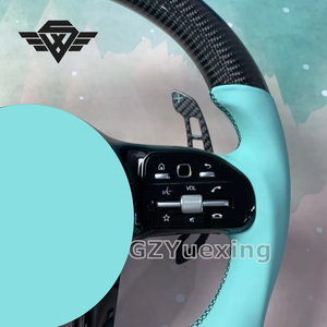 <span class=keywords><strong>Volant</strong></span> en cuir semi-perforé style carbone pour <span class=keywords><strong>Mercedes</strong></span> Benz CLS C257 W205 C63 <span class=keywords><strong>AMG</strong></span> W213 C238 W463 W464 W222 C217 - Product Image 3
