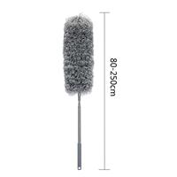 Mini-plumeau en microfibre avec manche télescopique, plumeau en plumes de poulet, brosses de nettoyage