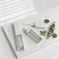 Offre Spéciale – Emballage de Rouge à Lèvres Liquide et Teinte à Lèvres à Marque Blanche – Tubes Vides Carrés en Plastique avec Capuchon Blanc pour Gloss à Lèvres 6ML