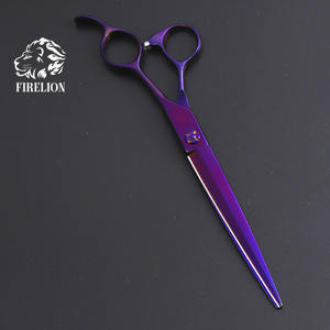 7.5 Inch JP440C Rvs Professionele Titanium <span class=keywords><strong>Plating</strong></span> Multicolour Snijden <span class=keywords><strong>Dog</strong></span> Grooming Pet Schaar - Product Image 2