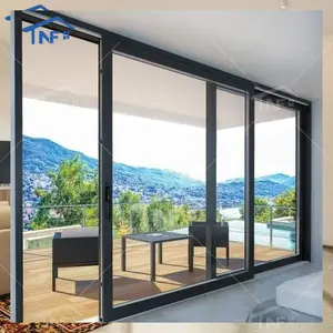 Custom Interior Waterproof Slimline Aluminum Sliding Door Living Room Outdoor Sliding Door