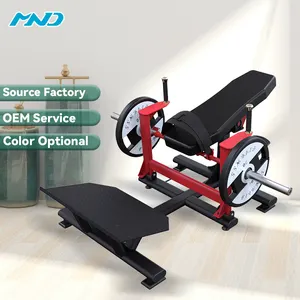 Source Factory Commercial Workout Plate Loaded Hip Lift Trainer Fitness Gym Equipment macchina per la spinta dell'anca