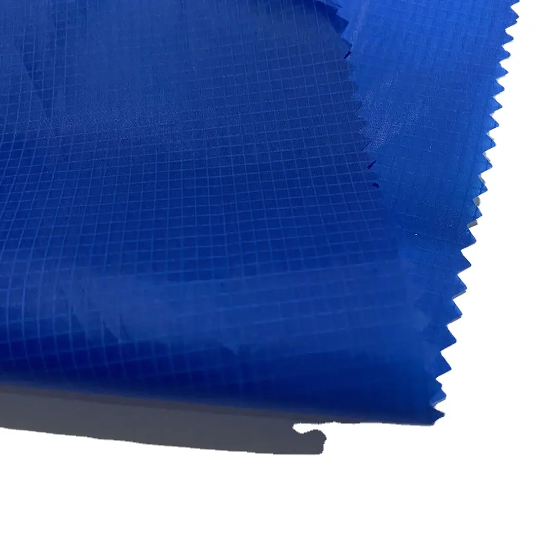 Beide Side Siliconen Geïmpregneerd Gecoat Polyester Ripstop Silpoly Stof Voor Tarp Tent