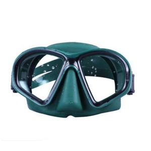 หน้ากากดำน้ำฟรีไดฟ์วิ่งแบบซิลิโคนคุณภาพสูง กรอบเคลือบเงา ปริมาตรอากาศน้อย - Product Image 3