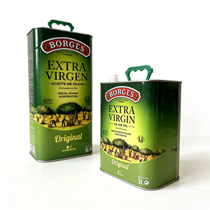 Lata Cuadrada <span class=keywords><strong>de</strong></span> 1L Personalizada al por Mayor con Tapa para Aceites <span class=keywords><strong>de</strong></span> Linaza, Coco y Soja - Contenedor <span class=keywords><strong>de</strong></span> Almacenamiento Vacío - Product Image 2