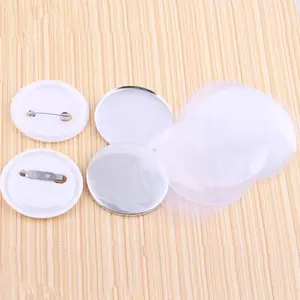 Diy 32Mm 58Mm Button Badge Components Pin Button Badge accessories Making Raw Material With Safety button crachá Pin