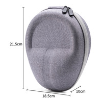 EVA Reißverschluss Casual Einfache Kopfhörertasche für AirPods Max & Sony Große Aufbewahrungstasche mit Kopfbügelhalter
