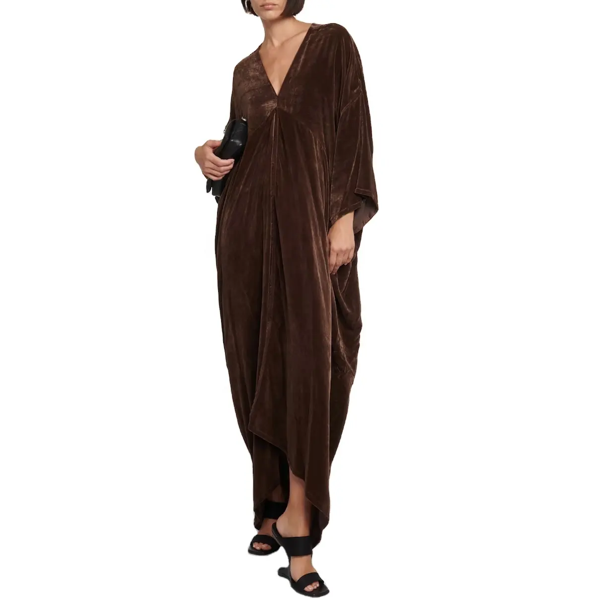 Robe personnalisée pour femmes OEM Vente en gros Printemps et automne Longues robes décontractées pour femmes