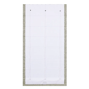 ผ้าม่านโรมันบังแสงผ้านุ่มและการติดตั้งในตัวรูปแบบไร้สายและไฟฟ้าสีดำสำหรับ Windows - Product Image 3