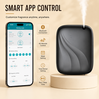 Diffuseur d'arômes sans eau 400 ml, machine à parfum Bluetooth, montage mural pour toilettes publiques, salle de bain, bureau