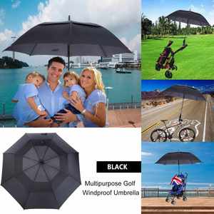 Parapluie de golf promotionnel, parapluie publicitaire à double couche, grand parapluie à long manche, cadeau d'entreprise avec logo personnalisé - Product Image 4