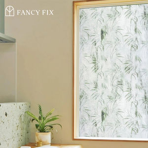 <span class=keywords><strong>Película</strong></span> estática impermeable de PVC para ventanas, patrón de bambú, protección UV, fácil de instalar para el hogar, dormitorios, baños, residencias - Product Image 1