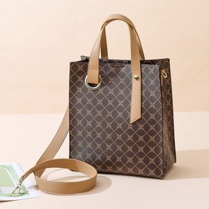 Casual Tote Vintage Ladies Tote Hand <b>Bag</b> PU Leather Luxury Handbags Women Designer <b>Bags</b> <b>for</b> Women Sac a Main Femme - Product Image 1