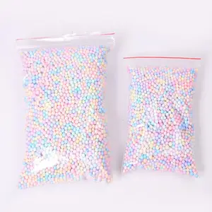 Hot sale 8 colors Polystyrene Styrofoam Craft Foam Beads For Slime