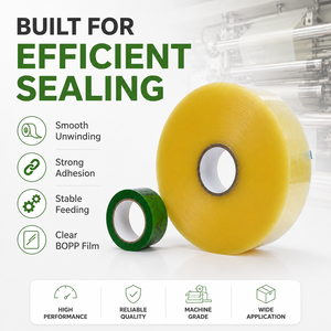 500m BOPP Clear <strong>Plastic</strong> Self Adhesive Mail Box Package Sealing Packing <strong>Tape</strong> - Product Image 4
