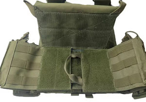 Chaleco Táctico Oxford <span class=keywords><strong>de</strong></span> Precio Económico, Chaleco Portaplacas con Diseño <span class=keywords><strong>de</strong></span> Estructura Duradera para Entrenamiento y Uso en Exteriores - Product Image 4