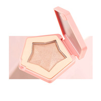 Contour Highlight Emballage personnalisé Blush Oem Palette de surligneurs 3 couleurs