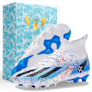Zapatos de Fútbol de Caña Alta con Tacos Cortos, Unisex, Parte Superior Sintética, Forro de Malla, Suela de Goma, Entresuela de EVA, para Entrenamiento de Primavera - Product Image 2