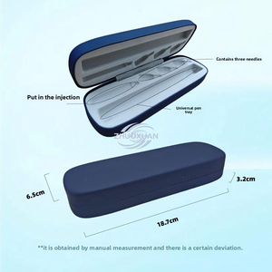 <b>Backpack</b>-friendly Portable Protective Case for Injection Pen, Empty Pen-shaped PU Sleeve - Product Image 5