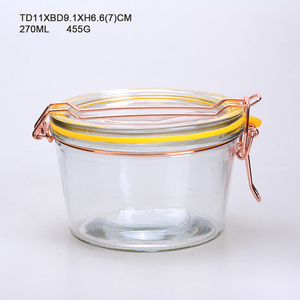 <span class=keywords><strong>Bocaux</strong></span> en verre <span class=keywords><strong>Weck</strong></span> avec couvercle en caoutchouc et pinces en verre - Product Image 3