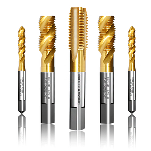 <span class=keywords><strong>Taraud</strong></span> à main en carbure HSS filetage métrique robinet à flûte droite robinet pointu en spirale - Product Image 3