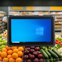 Tableta Robusta IP67 de 10.1 Pulgadas con Windows 11, Escáner de Código de Barras, Tableta Industrial con CPU N5100 para Uso en Exteriores