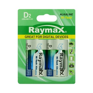 Pilas Alcalinas Secas Raymax Libres de Mercurio y Ecológicas <span class=keywords><strong>LR20</strong></span> - Product Image 1