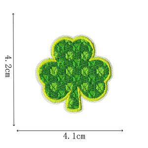 Patchs brodés thermocollants Trèfle porte-bonheur pour la Saint-Patrick - Product Image 3