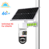 24/7 longue vidéo extérieure Cctv 360 degrés longue portée Eufy sécurité 4k 12mp Hik Vision caméra de sécurité prise en charge 4g Wifi onvif