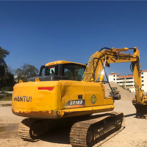 Used Shantui SE150 ExcavatorBucket Bagger <b>Crane</b> Excavator in Good Condition Fuel-Saving <b>Engine</b> Powerful Digging Force - Product Image 4