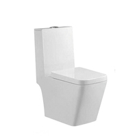 WC à deux pièces en céramique moderne carré à double chasse à prix d'usine, vente chaude, pour salle de bain