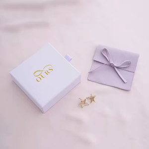 High Quality Custom Kraft Paper Pouches Dust Packaging Bags <b>Envelope</b> Flap Jewelry Sliding Boxes <b>White</b> Custom Logo - Product Image 3