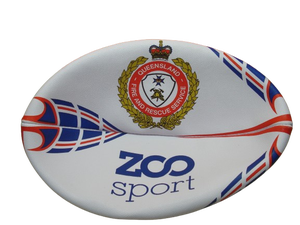 Ballon de rugby de haute qualité Union taille 5 caoutchouc PU Super Grip avec un design unique tout-durable pour une utilisation par tous les temps cousu à la main - Product Image 3