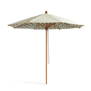 <span class=keywords><strong>Parasol</strong></span> de luxe blanc de 3 m pour extérieur, grand format, pour jardin et piscine, avec structure en bois robuste et système de poulie, pour terrasse et bases – Vente en gros - Product Image 3