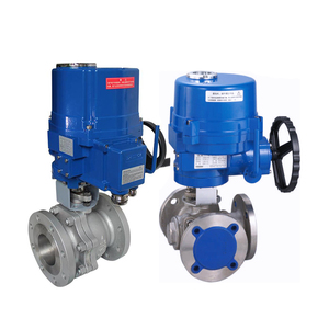 Vanne à boisseau sphérique électrique antidéflagrante Covna à commande manuelle marche/arrêt, conforme ANSI 150Lb 300Lb, avec fenêtre de 90 jours, type à commande automatique - Product Image 1