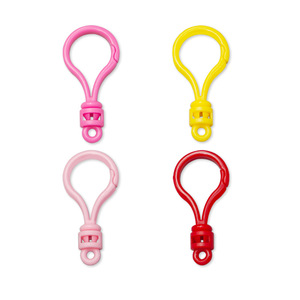 Colored Light <b>Bulb</b> Buckle Plastic Rotatable Carabiner Keychain Solid Color Durable Bag Accessories Spring 2024 - Product Image 2