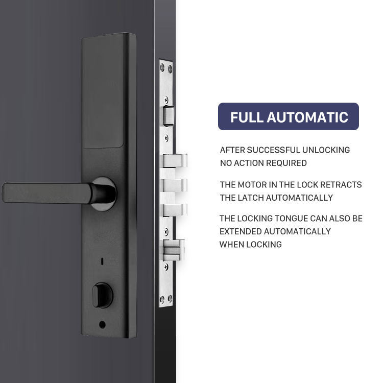 Handaily Factory Price RFID Apartment Keyless Digital Hotel Smart Lock Hotel Lock Smart Door Lock · image 4